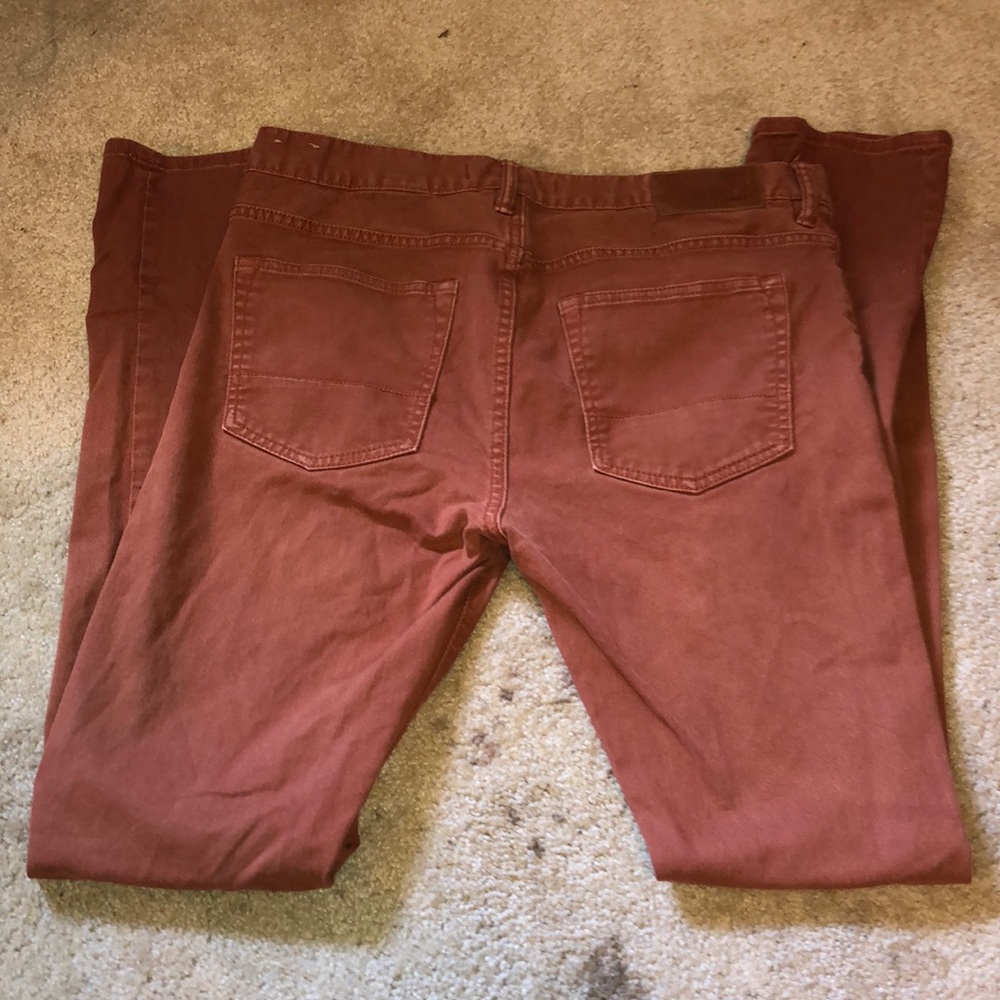 Rust Colored Jeans - Picture 3 of 3